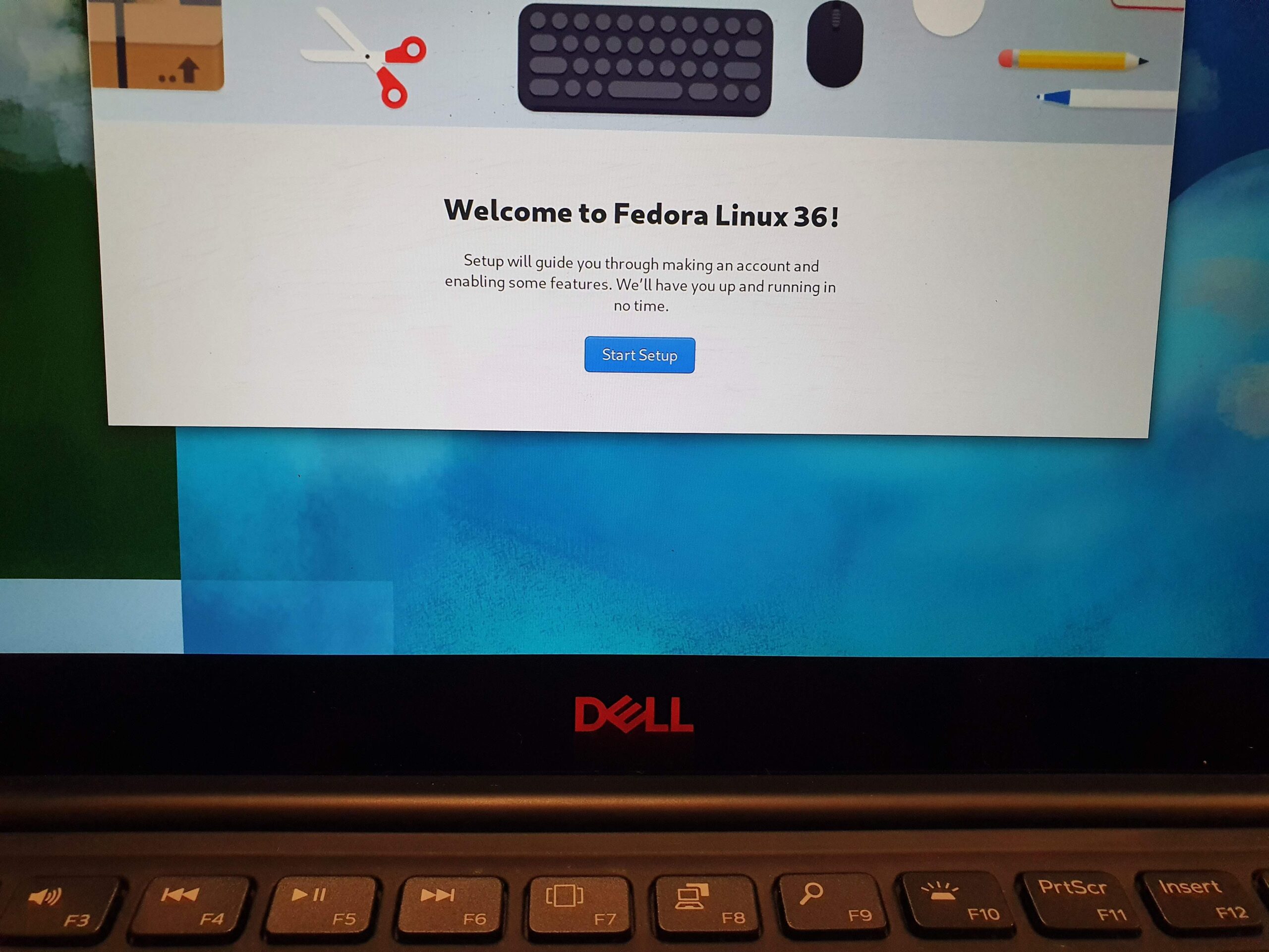 Install Fedora 36 on Dell XPS 13 9380
